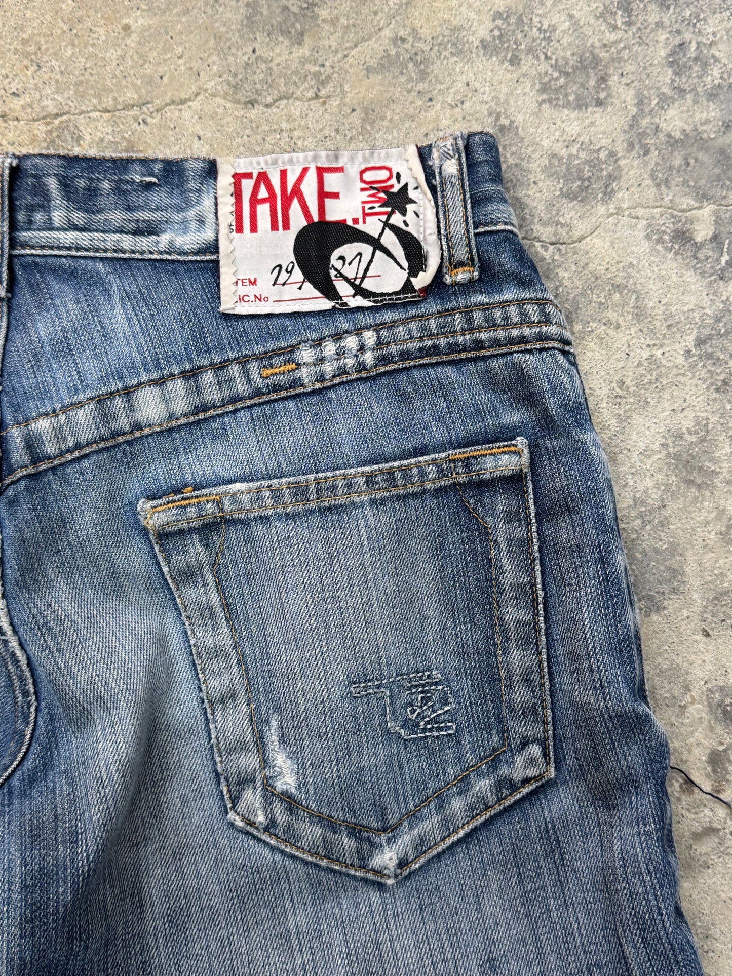 Flared Y2K Jeans • One Of One • Taglia S